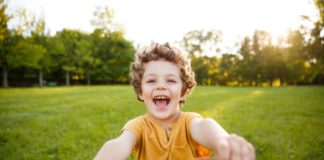 Boy Holding Heart